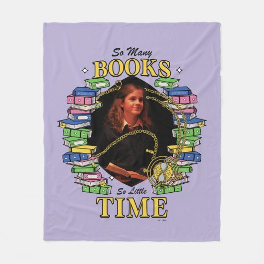 So viele Bücher, so wenig Zeit Fleecedecke (Vorderseite)