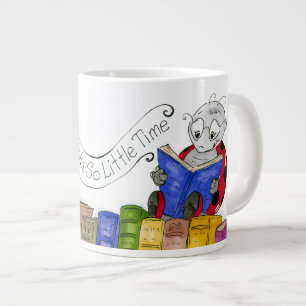 So viele Bücher, so wenig Zeit Jumbo-Tasse