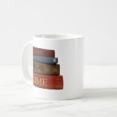 So viele Bücher so wenig Zeit Kaffeetasse (Vorderseite Links)