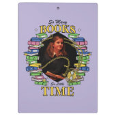 So viele Bücher, so wenig Zeit Klemmbrett (Rückseite)