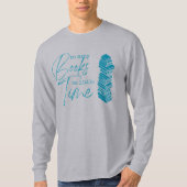 So viele Bücher so wenig Zeit lang schlucken T-Shirt (Vorderseite)