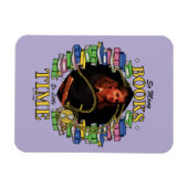 So viele Bücher, so wenig Zeit Magnet (Horizontal)