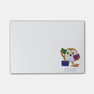 So viele Bücher so wenig Zeit Post-it Klebezettel