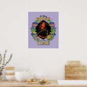 So viele Bücher, so wenig Zeit Poster (Küche)