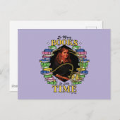 So viele Bücher, so wenig Zeit Postkarte (Vorne/Hinten)