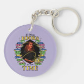 So viele Bücher, so wenig Zeit Schlüsselanhänger (Rückseite)