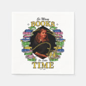 So viele Bücher, so wenig Zeit Serviette (Vorderseite)