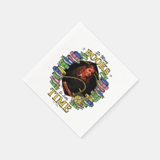 So viele Bücher, so wenig Zeit Serviette (Ecke)