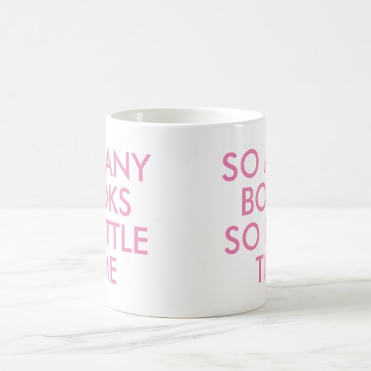 So viele Bücher so wenig Zeit | Tasse buchen (Mittel)