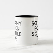 So viele Bücher so wenig Zeit | Tasse buchen (Mittel)