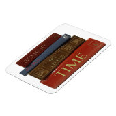 So viele Bücher so wenig Zeitmagazin Magnet (Linke Seite)