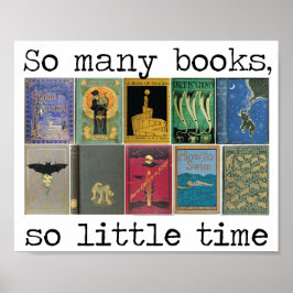 So viele Bücher, so wenig Zeitquote Poster