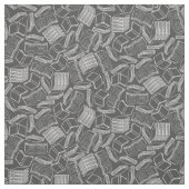 So viele Bücher Stoff (Muster)