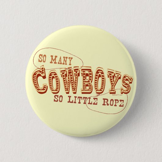 So viele Cowboy-Knopf Button (Vorderseite)