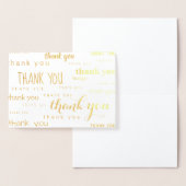 so viele dankbare Goldfolie Folienkarte (Anzeige)