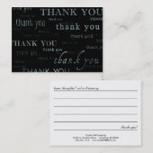 so viele danken yous Kommentarkarte Visitenkarte (Vorne/Hinten)