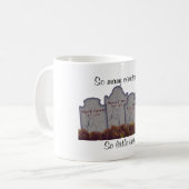 So viele Friedhöfe! Kaffeetasse (Vorderseite Links)