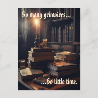 So viele Grimoires-Zauberer Postkarte