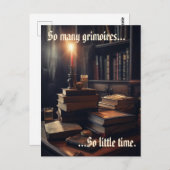 So viele Grimoires-Zauberer Postkarte (Vorne/Hinten)