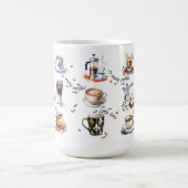 So viele Kaffee, so wenig Zeit Kaffeetasse (Mittel)