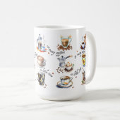 So viele Kaffee, so wenig Zeit Kaffeetasse (VorderseiteRechts)