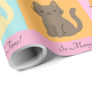 So viele Katzen so wenig Zeit! Geschenkpapier