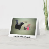 So viele Kerzen auf einem Kuchen!! Karte (Rückseite)