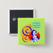 So viele Männer Button (Vorne & Hinten)