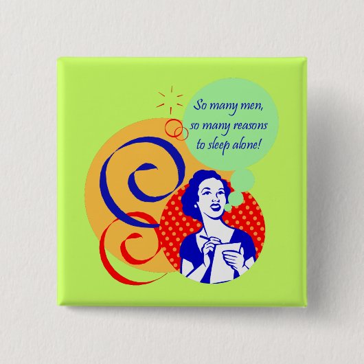 So viele Männer Button (Vorderseite)