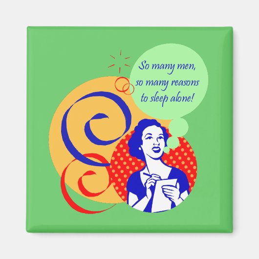 So viele Männer Magnet (Vorne)