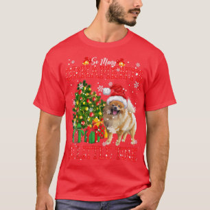 So viele Ornamente Funny Xmas Tree Santa Dog Lover T-Shirt