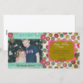 So viele Ornamente Weihnachtsfotokarte Feiertagskarte (Vorne/Hinten)