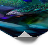 So viele Peacocks Art Poster/Print Poster (Ecke)