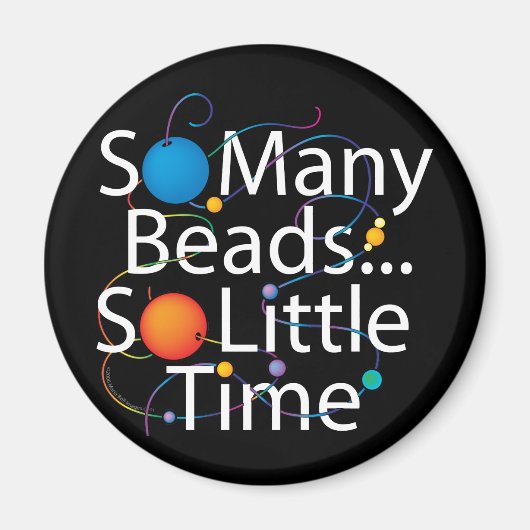 So viele Perlen neu Magnet (Vorne)