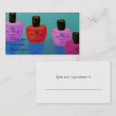 So viele Policies Terminkarte (Vorne/Hinten)