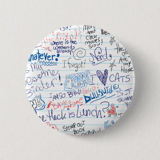 So viele Schulgekritzel Button
