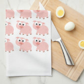 So viele Schweine Handtuch (Viertel Falte)