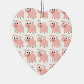 So viele Schweine Keramikornament (Rechts)