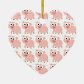So viele Schweine Keramikornament (Vorne)