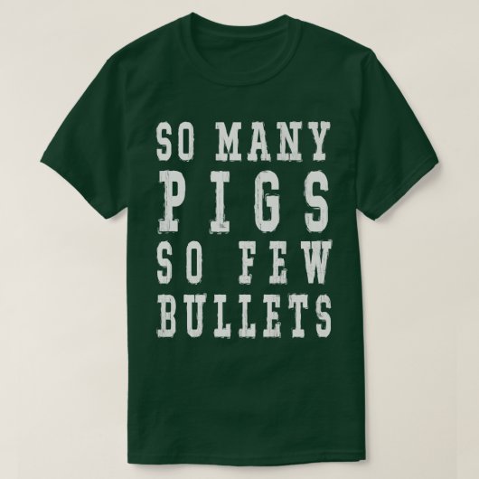 So viele Schweine so wenige Kugeln Premium T-Shirt (Design vorne)