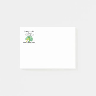 So viele Trolle zu flammen - schnörkeliger Drache  Post-it Klebezettel