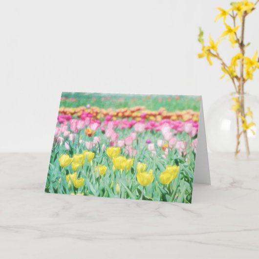 So viele Tulips Scripture Card Psalm 40:5 Karte (Gelbe Blume)