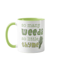 So viele Unkraut-lustige im Garten arbeitenTasse