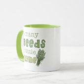 So viele Unkraut-lustige im Garten arbeitenTasse Tasse (Vorderseite Links)