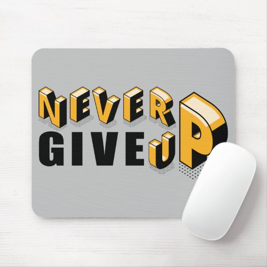 So wahr, nie aufgeben, 3-dimensional mousepad (Mit Mouse)