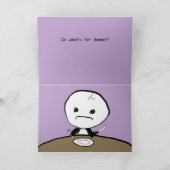 So, was für Abendessen-Karte ist Karte (Innenseite)