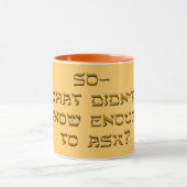 So was nicht wusste ich? Tasse (Zentrum)