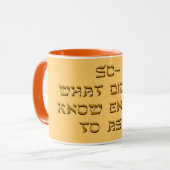 So was nicht wusste ich? Tasse (Vorderseite Links)