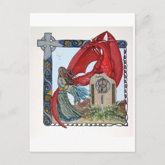 So wecken Sie eine King Postkarte (Vorderseite)