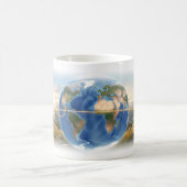 So weit entfernt über die Welt Traum Kunst Tasse (Mittel)